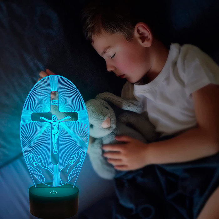 3DKereszt, vallási motívummal díszített dekoráció - Jézus - Image 6