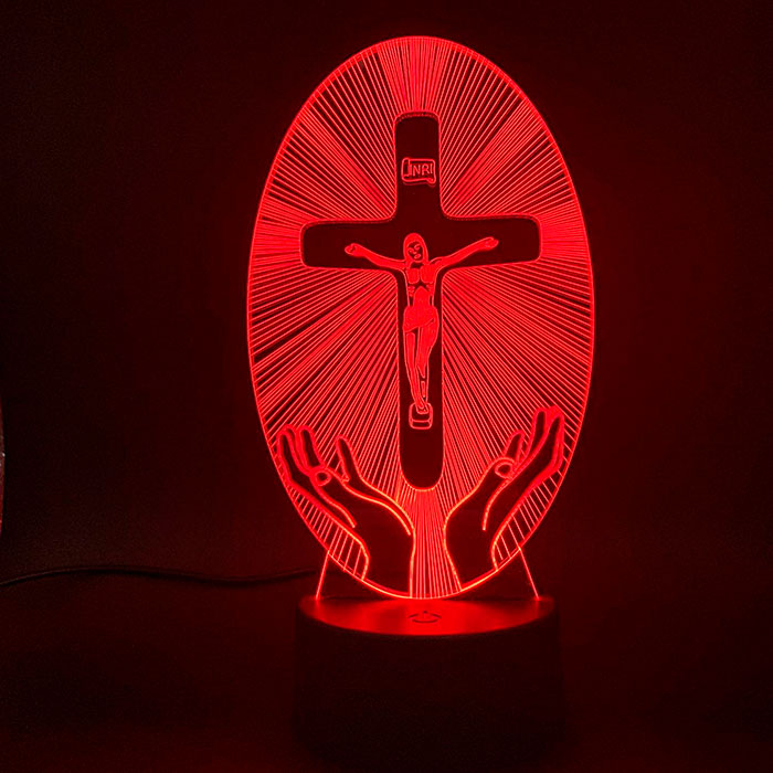 3DKereszt, vallási motívummal díszített dekoráció - Jézus - Image 7