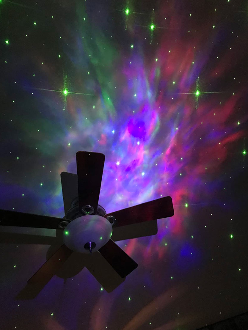 AstronautLamp, egy éjszakai projektor, galaxis hatással és LED fény - Image 2