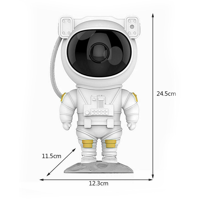 AstronautLamp, egy éjszakai projektor, galaxis hatással és LED fény - Image 5