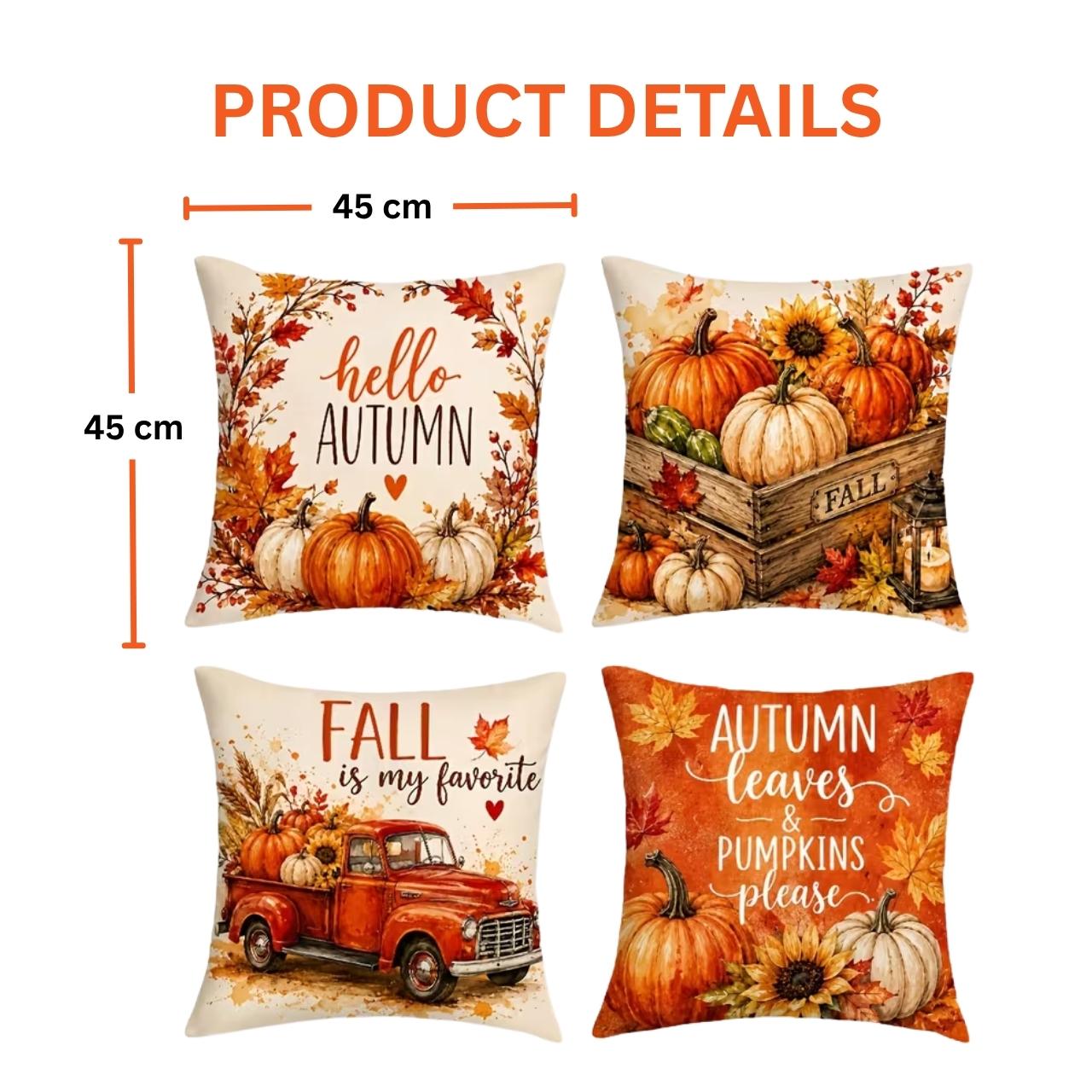 Őszi mintás párnahuzat, AutumnPillows - Image 6
