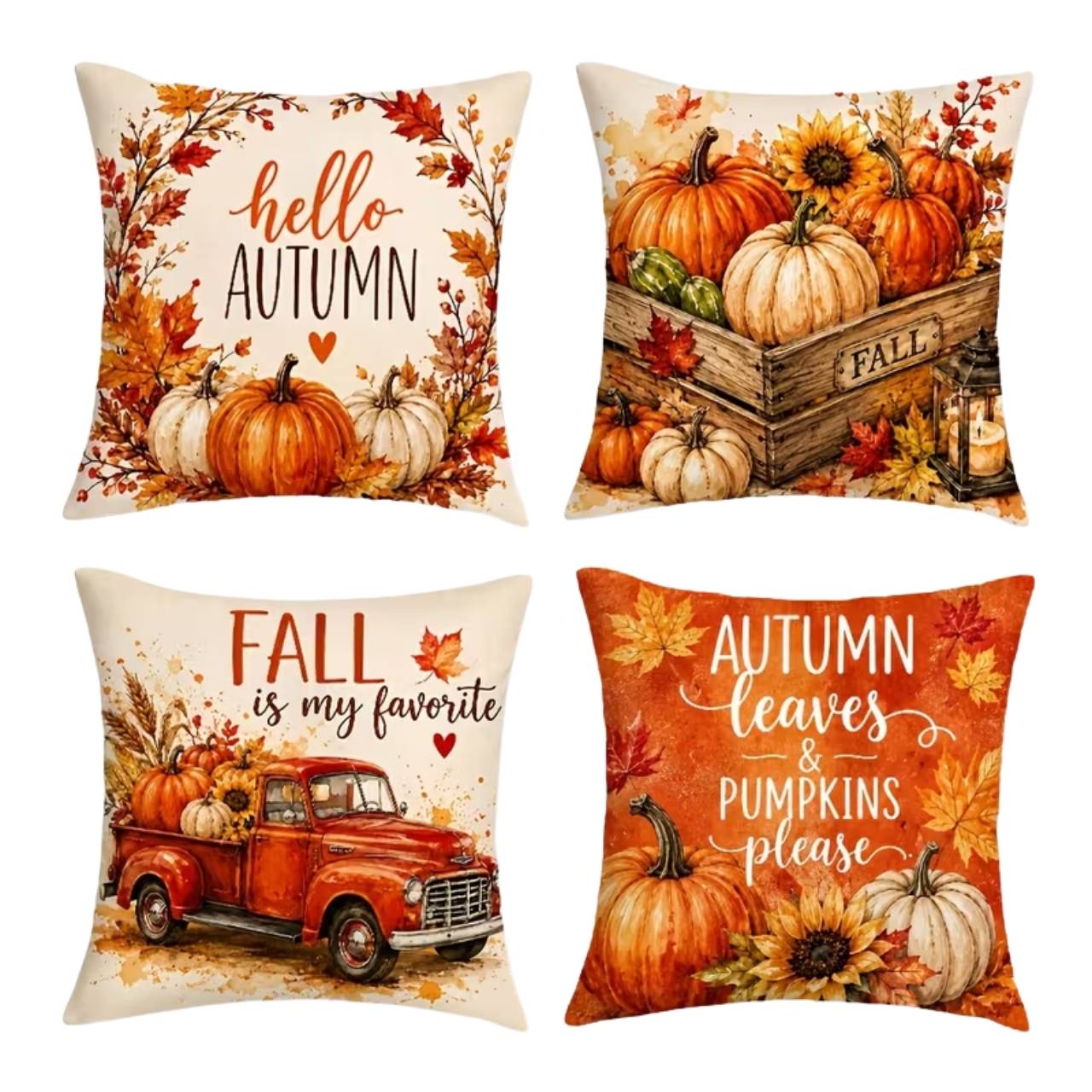 Őszi mintás párnahuzat, AutumnPillows - Image 7