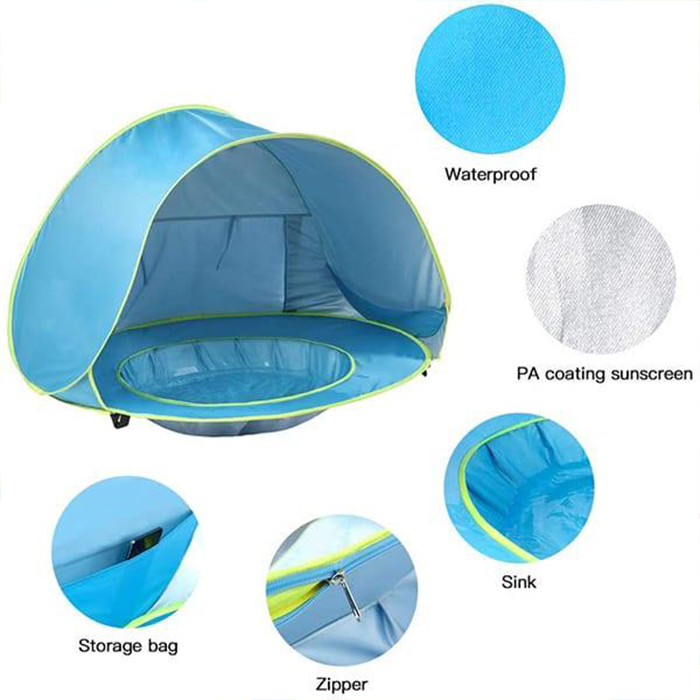 BabyTent, babasátor UV-védelemmel és medencével - Image 2