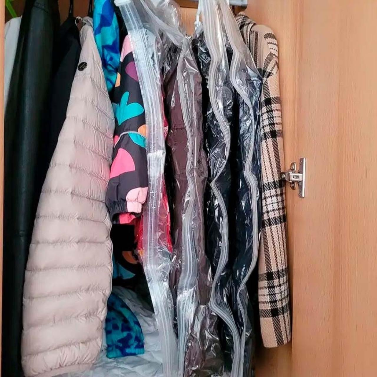 Bagsy, akasztós vákuumzsákok ruhák tárolására (4 db) - Image 2