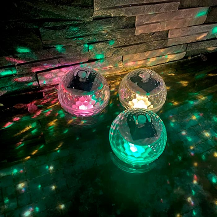 BallLamp, egy vízálló és napenergiával működő LED lámpa, amely változtatja a színeket - Image 6