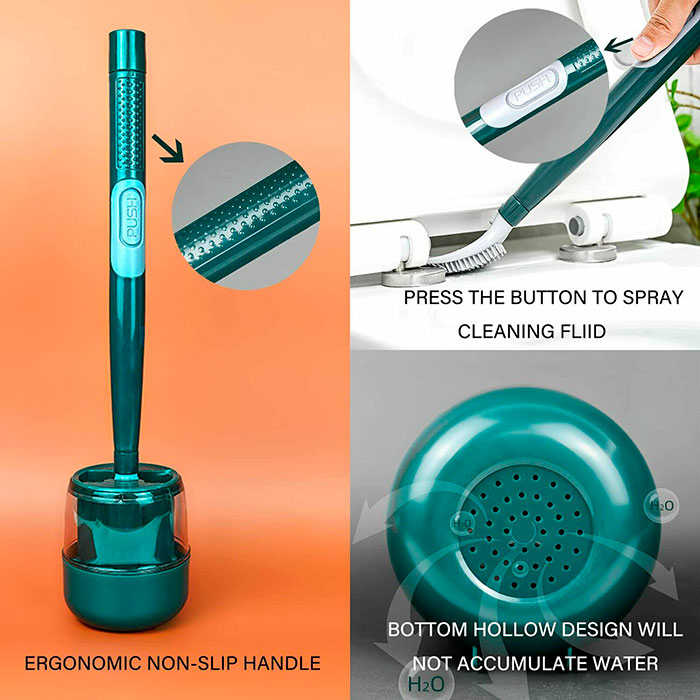 BestBrush, a forradalmi WC-kefe, amelynek gombja van a tisztítószer adagolásához - Image 4