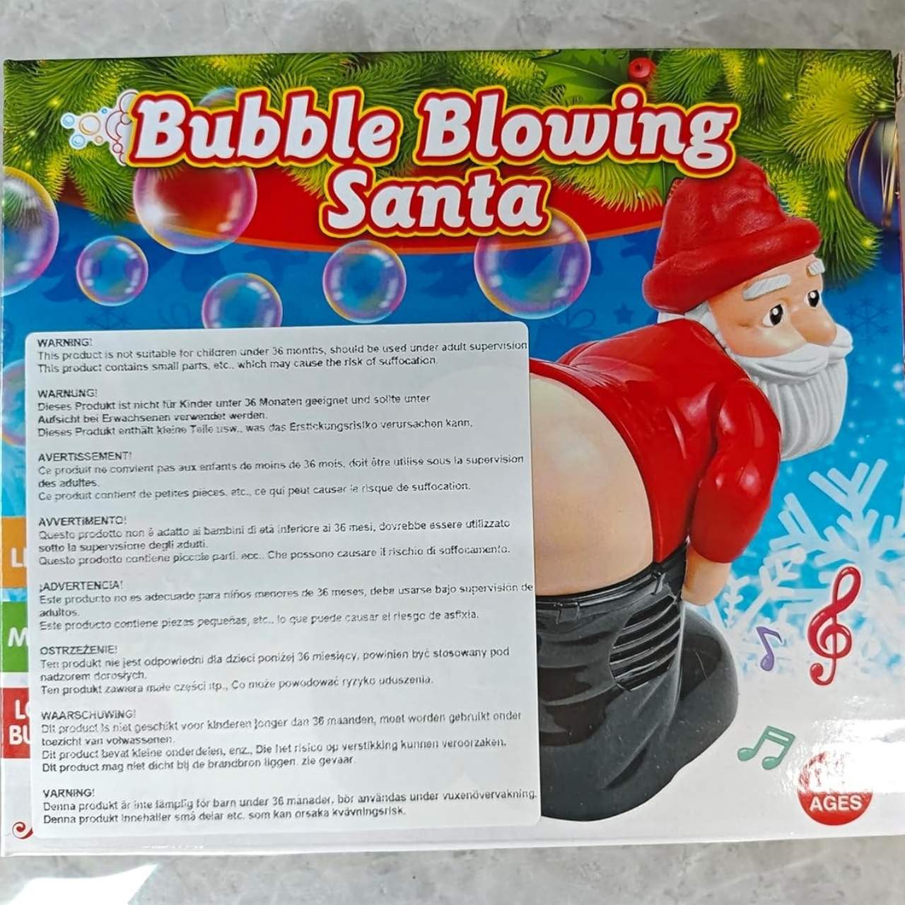 Buborékok, szappanbuborék folyadék a BlowSanta játékhoz - Image 7