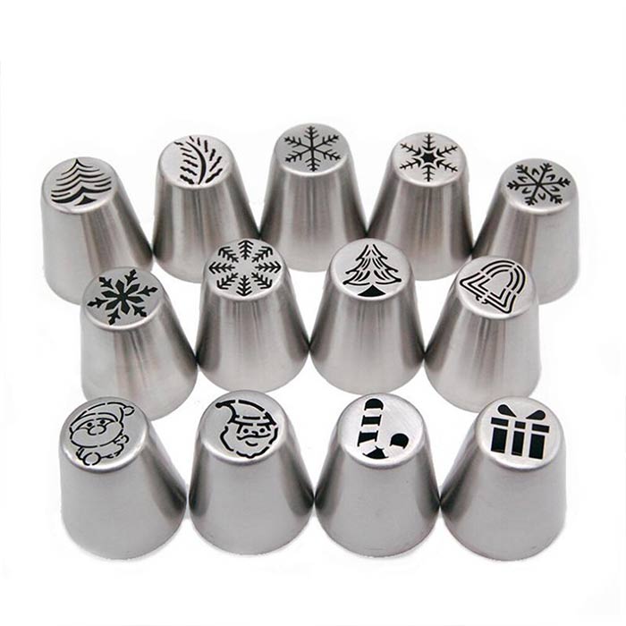ChristmasNozzles, egy készlet sütemények és egyéb desszertek ünnepi díszítéséhez - Image 4