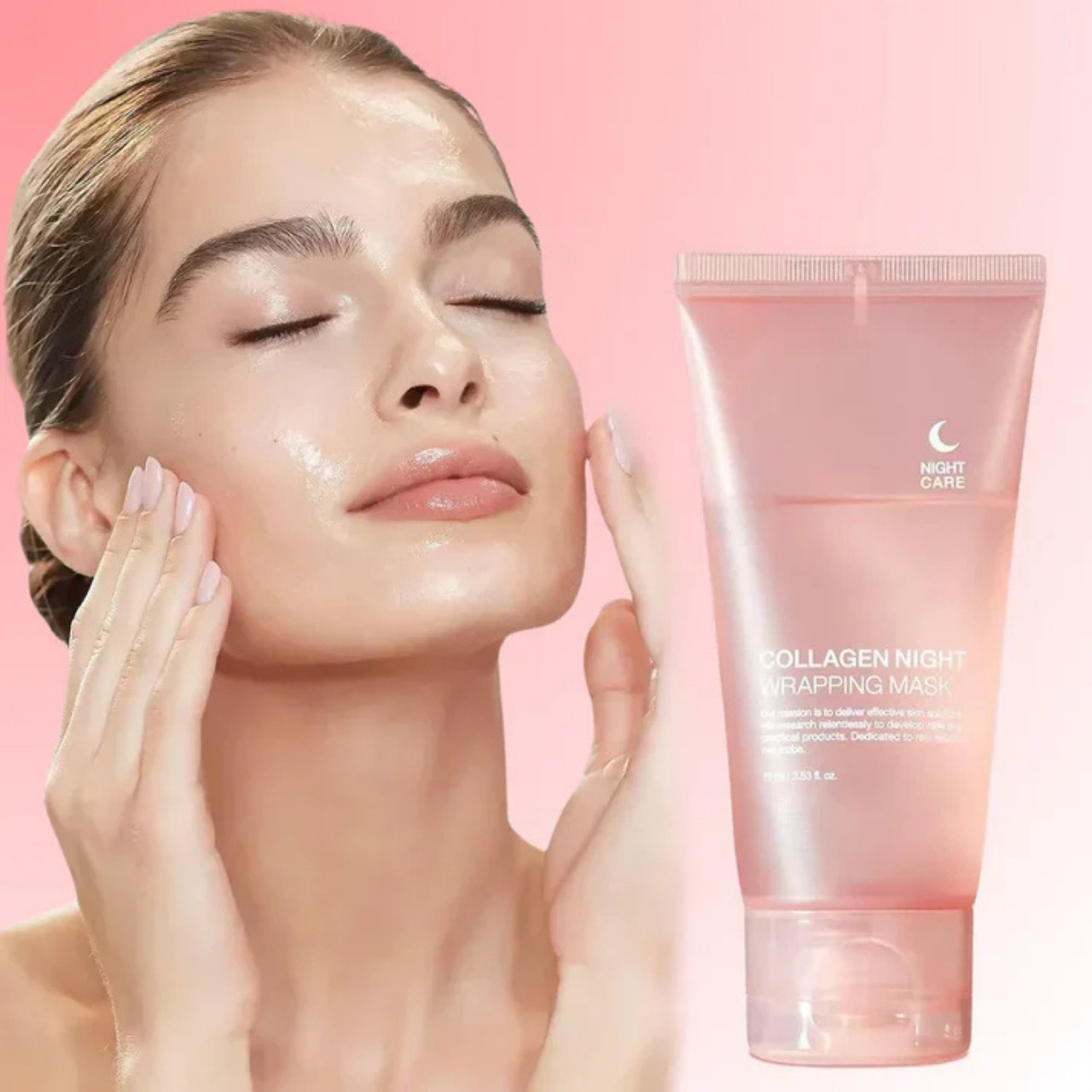 CollagenMask, kollagénes éjszakai arcpakolás peel-off hatással (1+1 INGYENES ) - Image 8