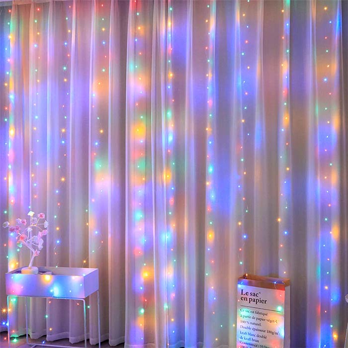 ColorfulCurtain, fényfüggöny 300 darab színes LED lámpával - Image 6