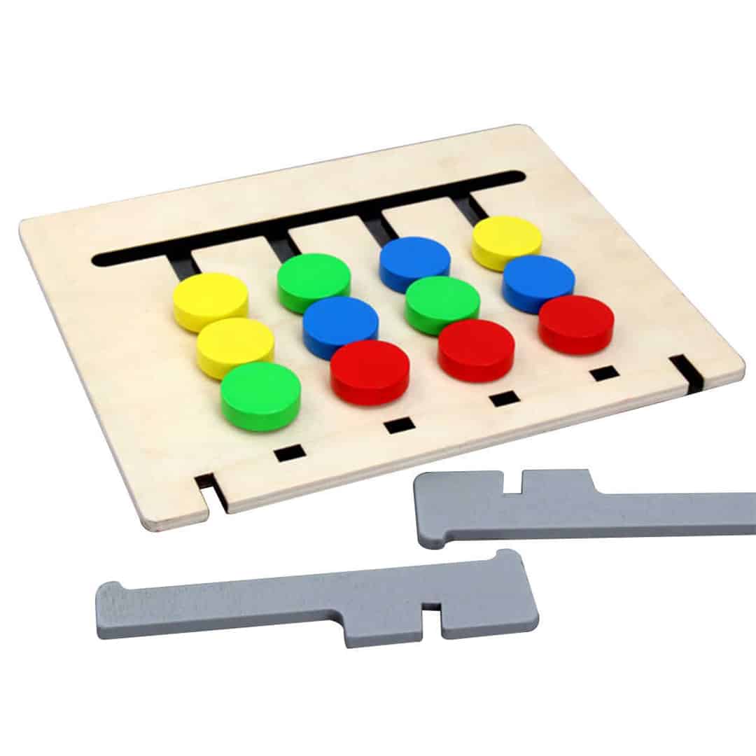 CombinationGame, logikai gondolkodást fejlesztő fa kirakó (36 feladat) - Image 7