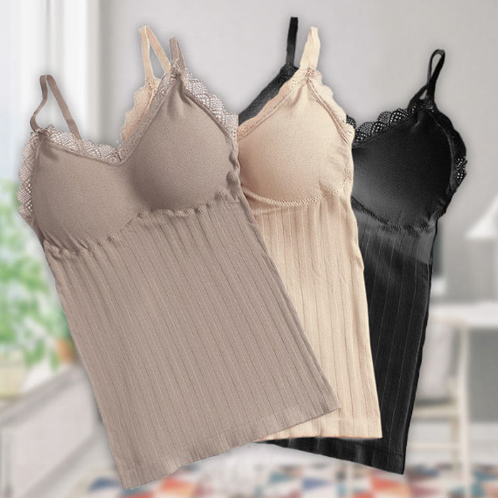 ComfortTop, 1 + 1 INGYENES pólókészlet párnázott pántokkal fekete és bézs színben - Image 2