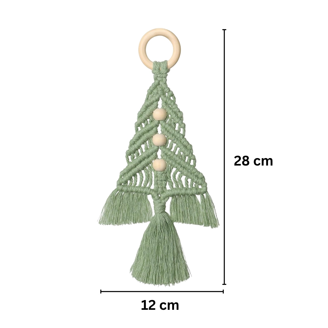 CraftKit, karácsonyi makramé dísz készlet - Image 3