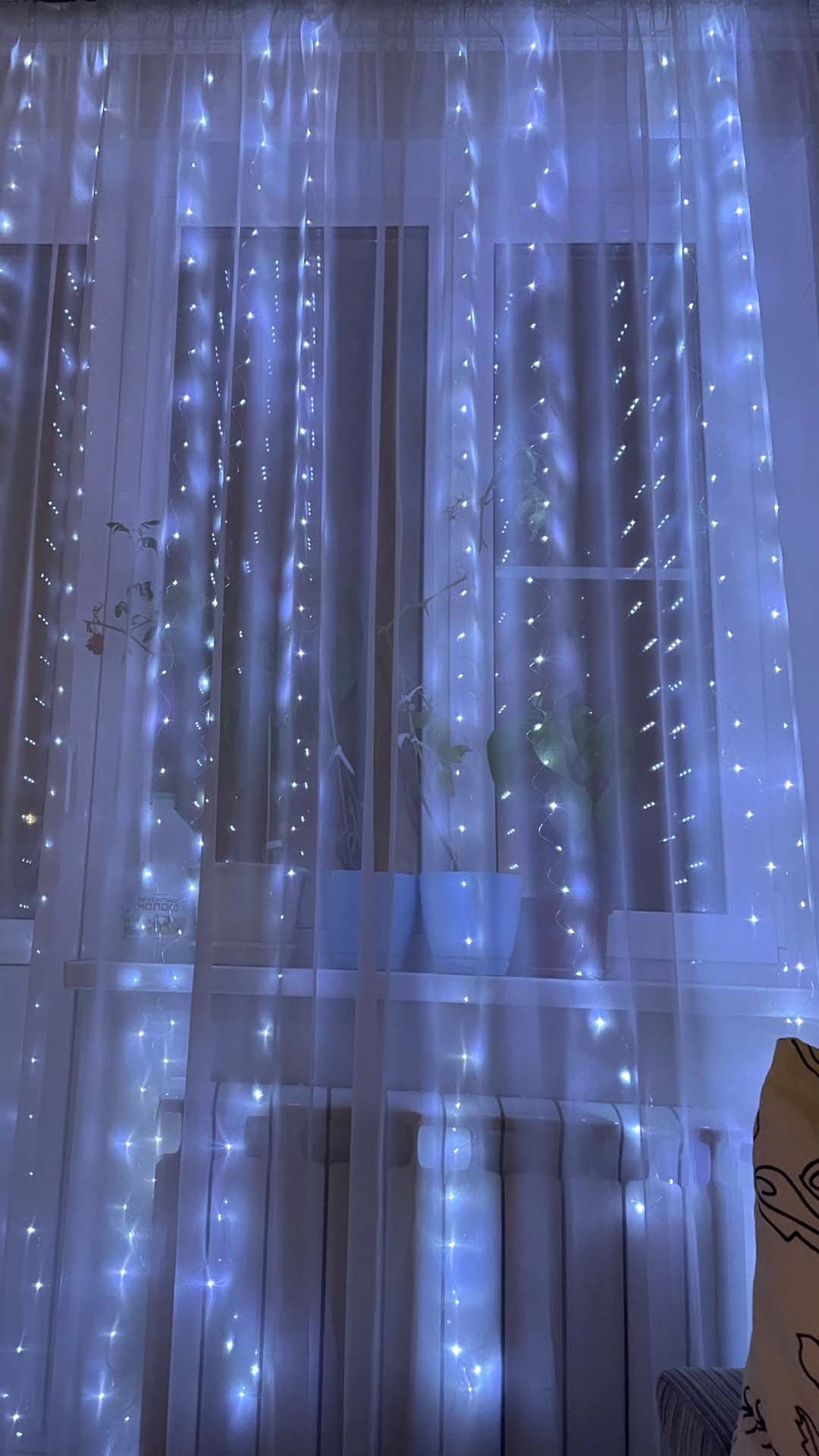CurtainLED, LEDlámpás fényfüggöny (300 darab izzó, 3x3m) - Image 10