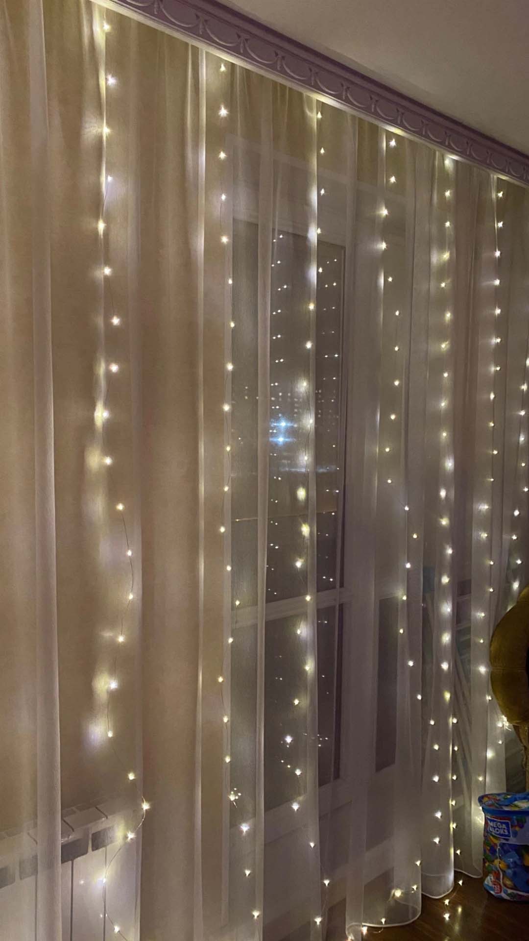 CurtainLED, LEDlámpás fényfüggöny (300 darab izzó, 3x3m) - Image 11