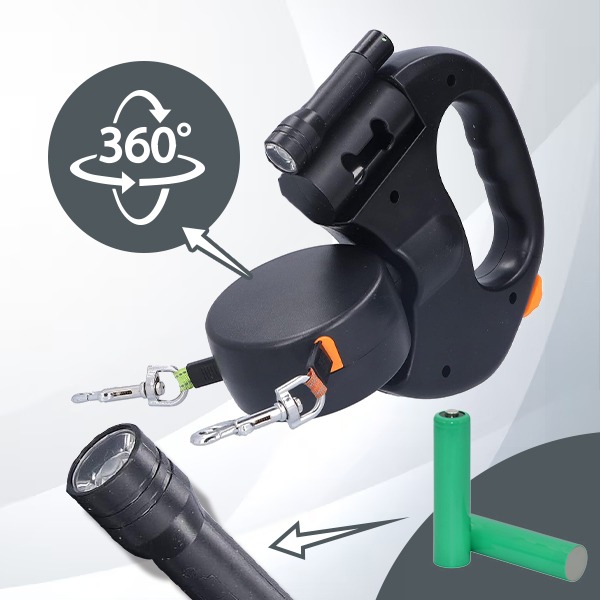 DDR-TST, Kétfejű kutyapóráz FlexiPaws - Image 11