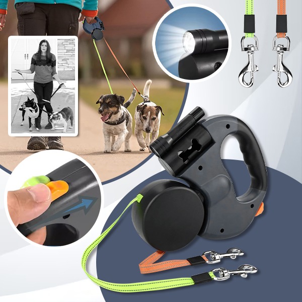 DDR-TST, Kétfejű kutyapóráz FlexiPaws - Image 6