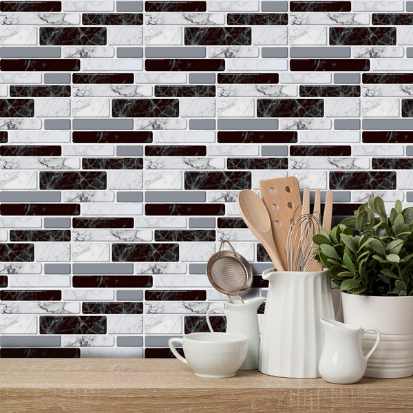 DecorWallpaper, csempehatású háromdimenziós falmatrica (12 db) - Image 8