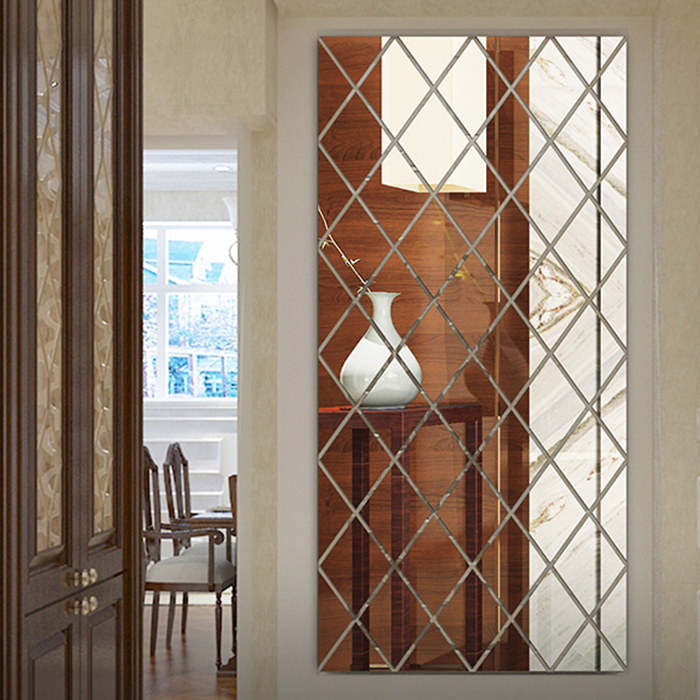 DiamondMirror, gyémánt alakú tükörmatricák, amelyek feldobnak és hangulatossá varázsolnak minden belső teret (32 db) - Image 7