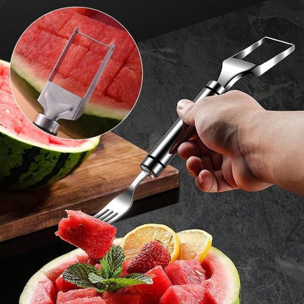 Görögdinnye vágó villa 2 az 1-ben, FRUITFORK