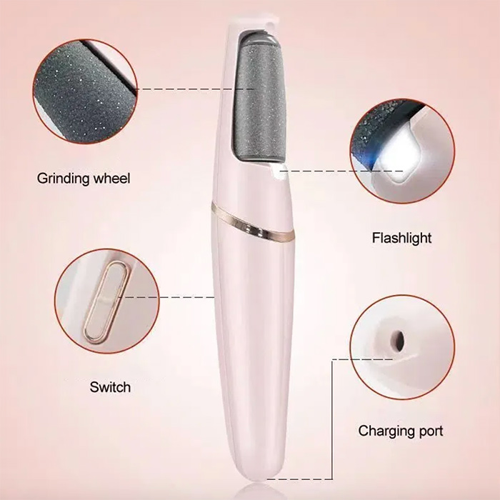 FeetBundle, elektromos bőrkeményedés eltávolító roller + zokni száraz és repedezett lábakhoz INGYEN - Image 9