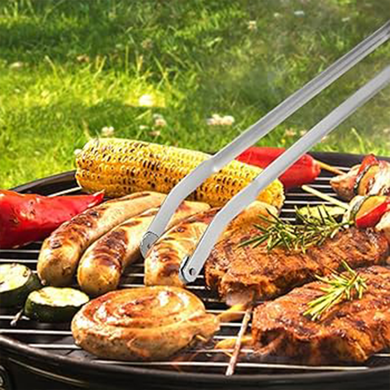 FlipBBQ, egy eszköz hús és zöldségek forgatásához a grillen - Image 5