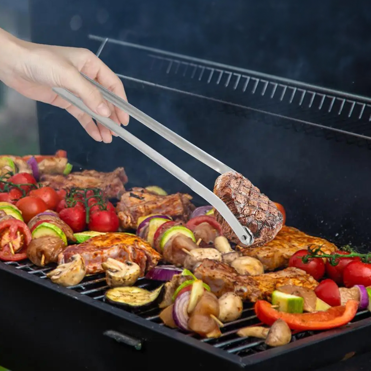FlipBBQ, egy eszköz hús és zöldségek forgatásához a grillen - Image 8