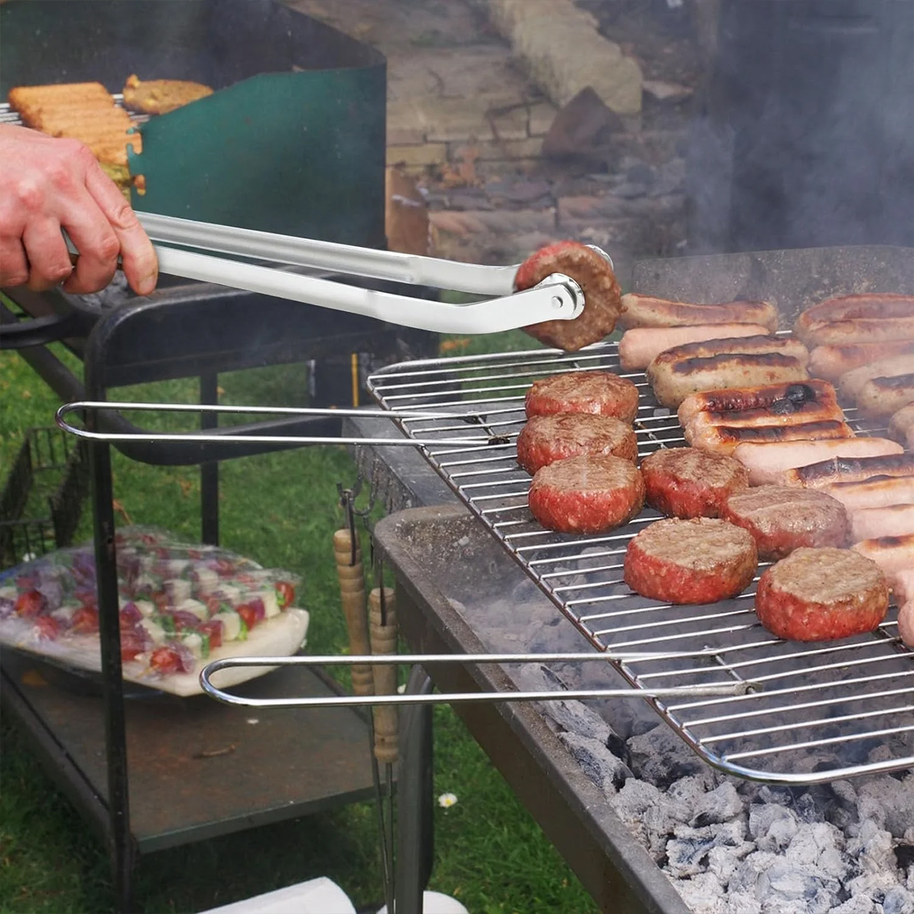 FlipBBQ, egy eszköz hús és zöldségek forgatásához a grillen - Image 10