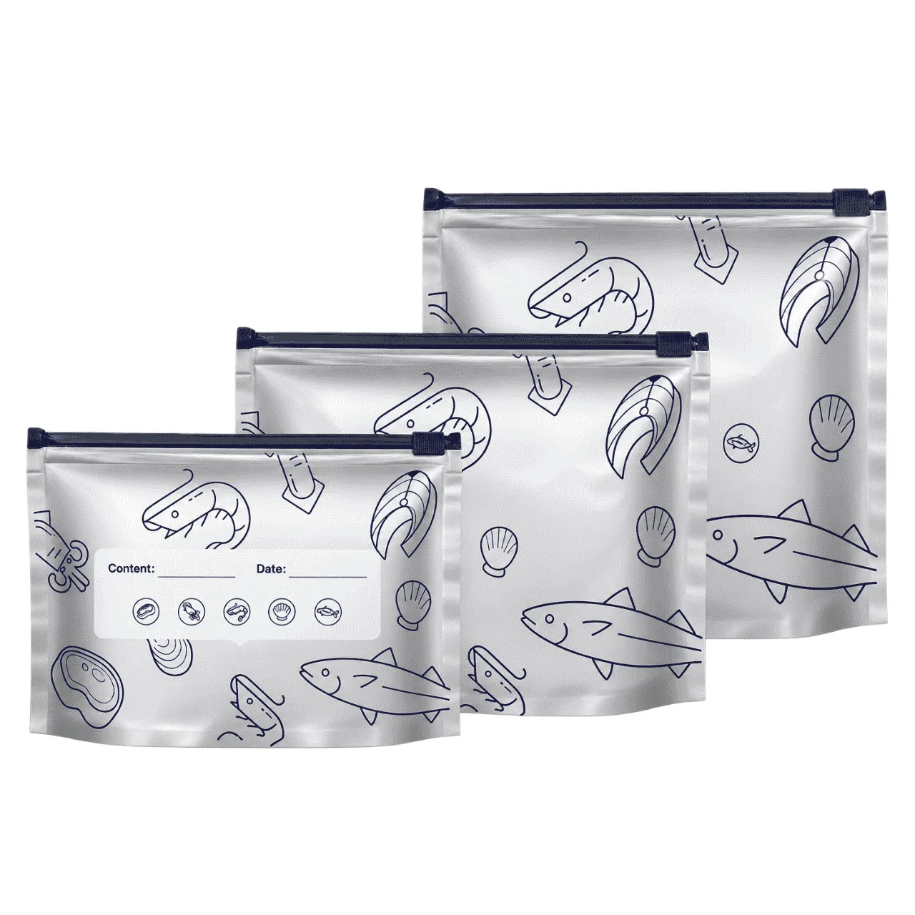 Élelmiszertároló zacskók (30 db), FreshBags - Image 2