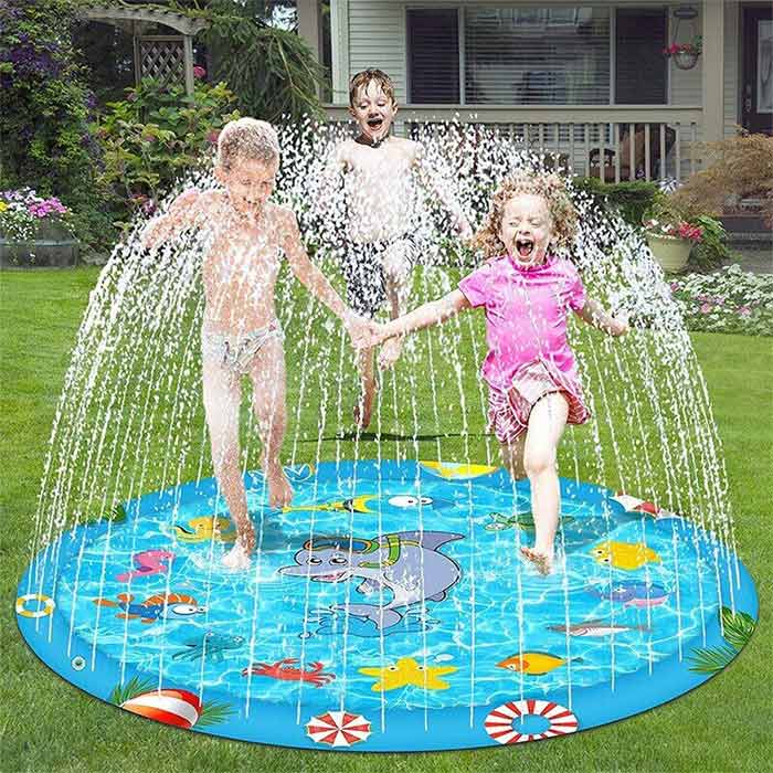 FunPool, egy felfújható medence szökőkúttal, a gyermekek és háziállatok számára - Image 2