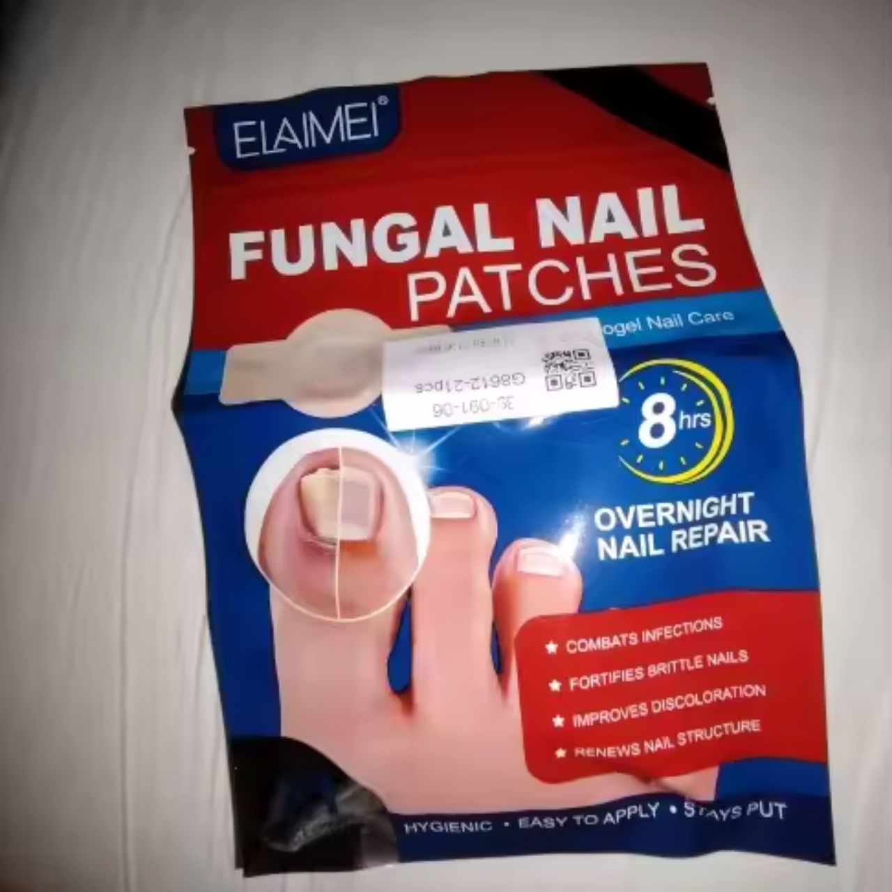 FungalPatches, helyreállító tapaszok a sérült körmök ápolására (21 db.) - Image 6