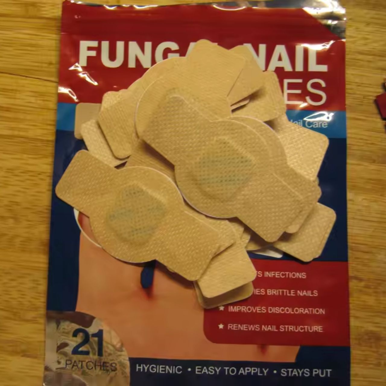 FungalPatches, helyreállító tapaszok a sérült körmök ápolására (21 db.) - Image 7