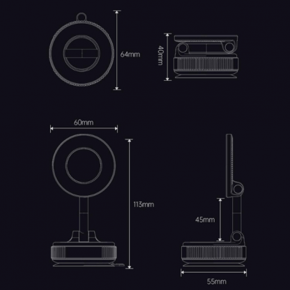 GRIPTACK, Többfunkciós mágneses autós tartó GripMount - Image 2