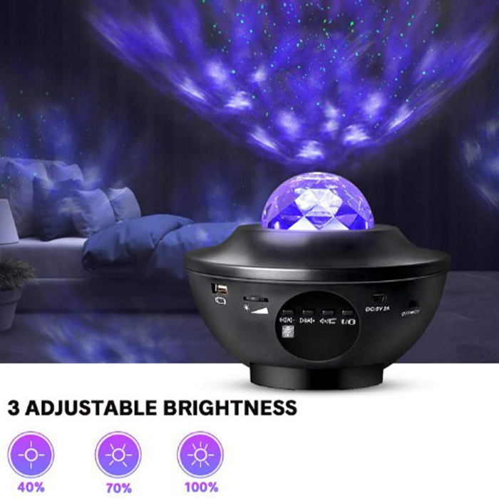 GalaxySky, csillag-vetítő projektor távirányítóval és beépített hangszoróval - Image 9