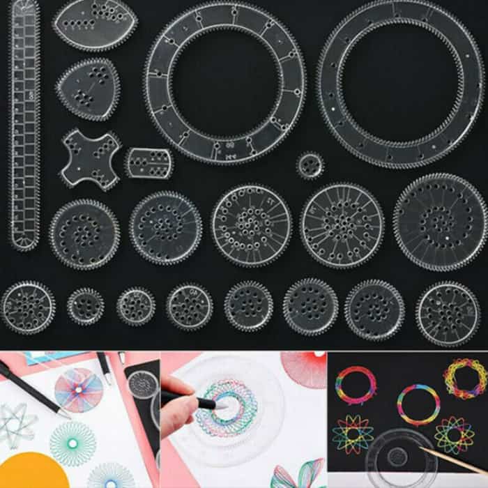 GeoArtKit, egy 27 részes rajzkészlet geometrikus spirográfokkal - Image 10