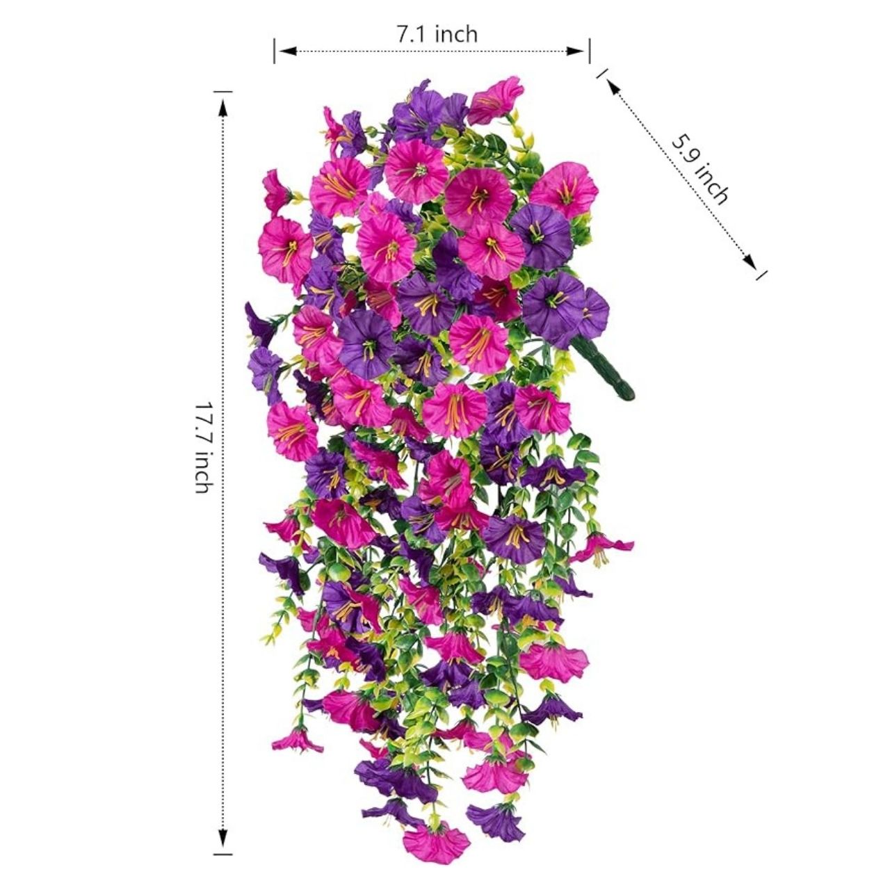 Glory, mesterséges függő virágok - Image 6
