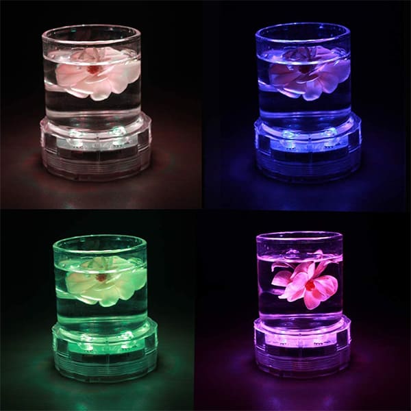 GlowWaterLights, 4 vízálló LED lámpa távirányítóval - Image 7