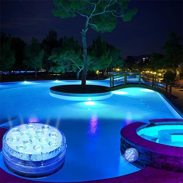 GlowWaterLights, 4 vízálló LED lámpa távirányítóval - Image 9
