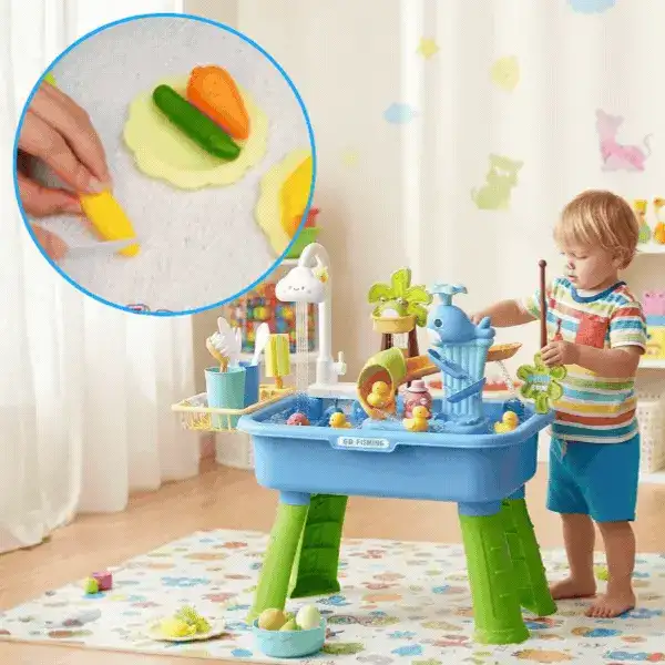 Gyerekeknek szánt víz- és homokasztal, GoFishing - Image 1