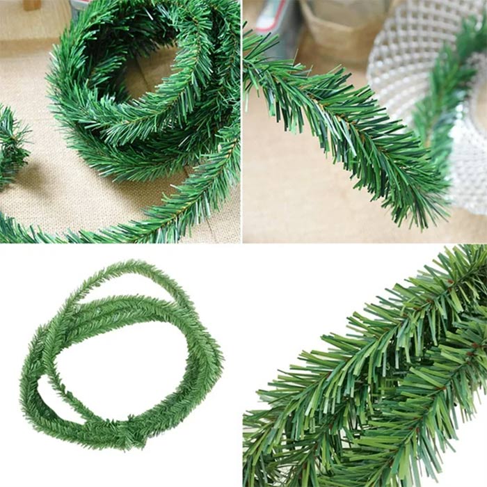 Greenery, díszes ünnepi zöld növényzet (5,5 méter) - Image 3