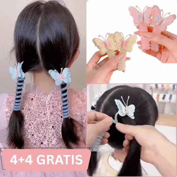 HAIRTIE, Pillangós rugalmas hajgumi 4+4 INGYEN - Image 1