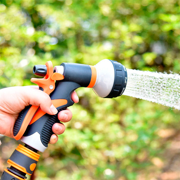 HoseSpray, készlet kerti tömlő szórófejekkel, tömlőcsatlakozóval és öntözőpisztollyal - Image 7