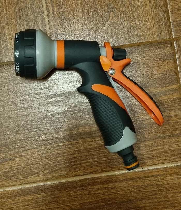 HoseSpray, készlet kerti tömlő szórófejekkel, tömlőcsatlakozóval és öntözőpisztollyal - Image 10