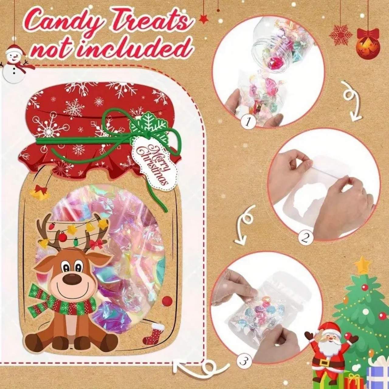 JarGifts, Karácsonyi Ajándékkártya Készlet (48 db) - Image 10