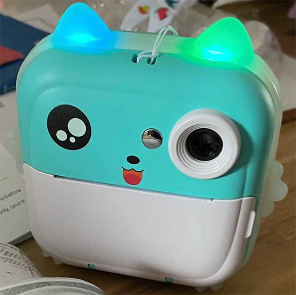 JumboPrintBundle, azonnali fényképnyomtatási kamerával, 2 + 5 ingyenes papírtekercs, USB kábel, csuklópánt és Micro SD kártya - Image 9