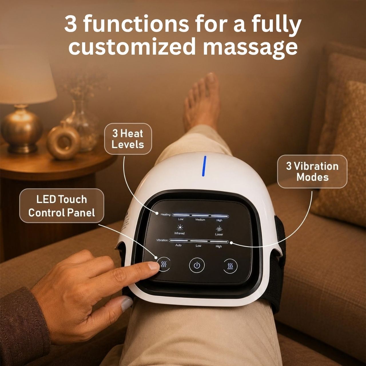 Térdmasszírozó, KneeMassager - Image 7