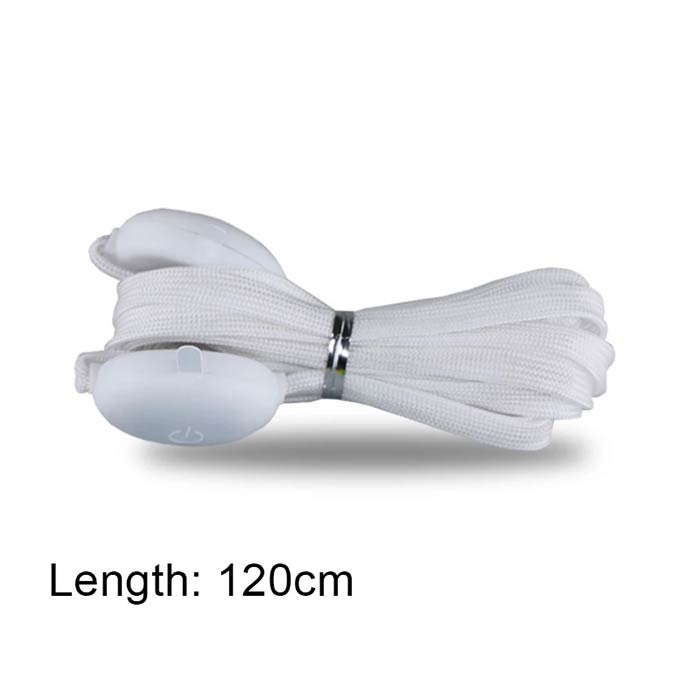 LedLaces, világító cipőfűző - fehér, színes led lámpákkal - Image 8