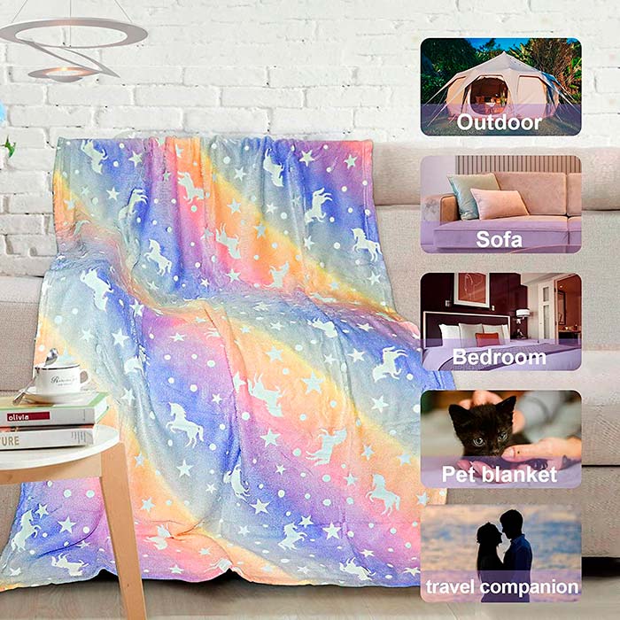 LuminousBlanket, a gyerekeknek szóló takaró, amely sötétben világít - Image 5