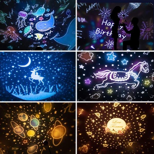 MagicLamp, dinamikus 2 az 1-ben projektorlámpa, 6 különböző mintával - Image 7