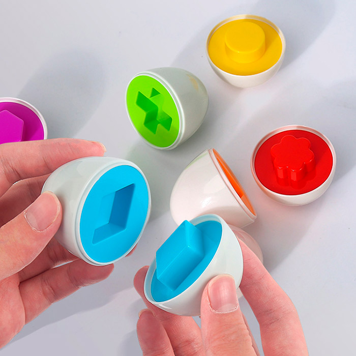 MatchingEggs, didaktikus játék - készlet dobozzal és 12 tojással - Image 5